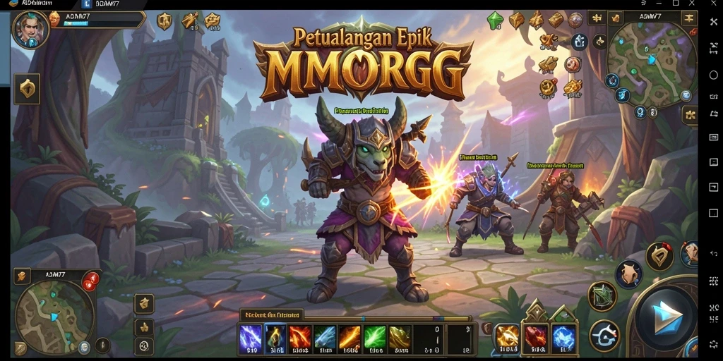Tampilan gameplay seru dan interaktif di dunia <strong>ADAM77</strong>.