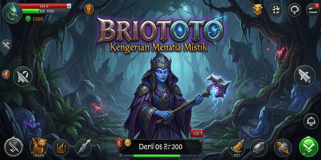 Tampilan menyeramkan dari gameplay BRIOTOTO yang penuh ketegangan.