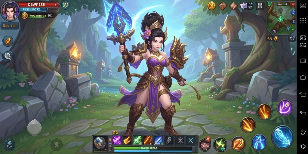 Screenshot gameplay DEWI138 menampilkan petualangan epik dengan grafik fantastis.