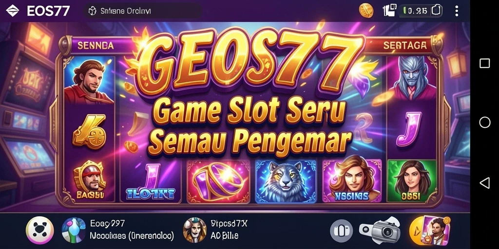 Screenshot gameplay EOS77 menunjukkan keseruan slot yang mengasyikkan.