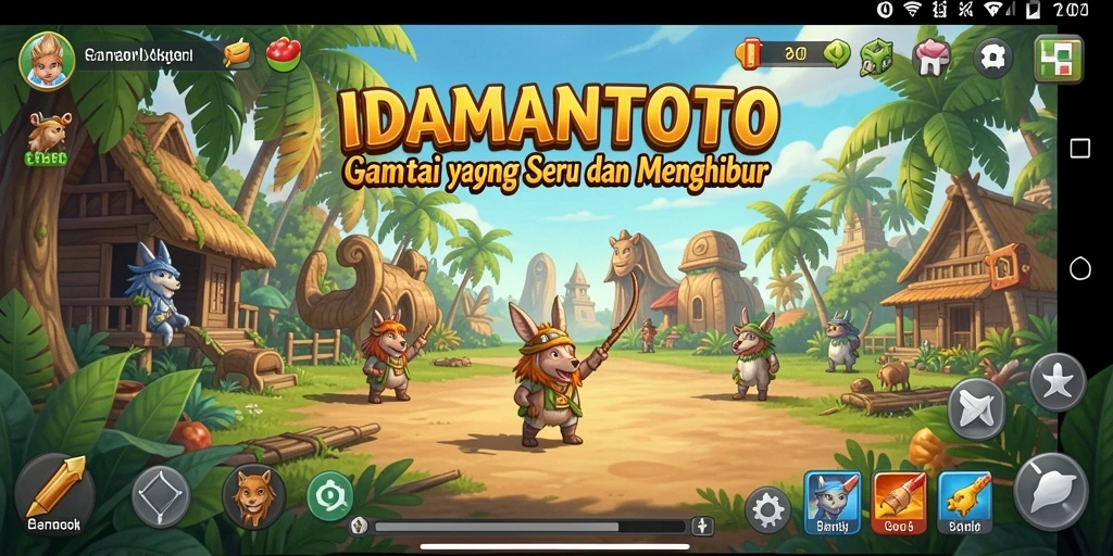 Tampilan gameplay seru dari IDAMANTOTO yang menggugah semangat.
