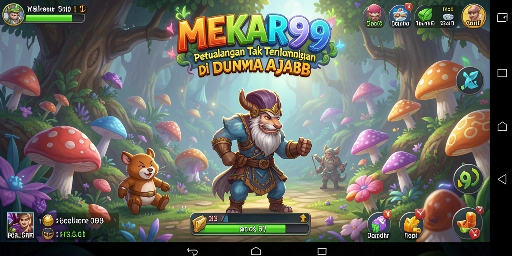 Tampilan gameplay menakjubkan dari MEKAR99 saat menjelajahi dunia petualangan.