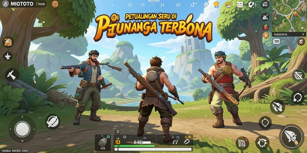 Screenshot menampilkan petualangan seru dalam dunia Open World.