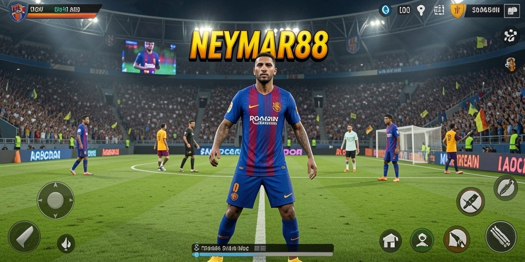 Tampilan gameplay dinamis dari NEYMAR88 yang penuh strategi.