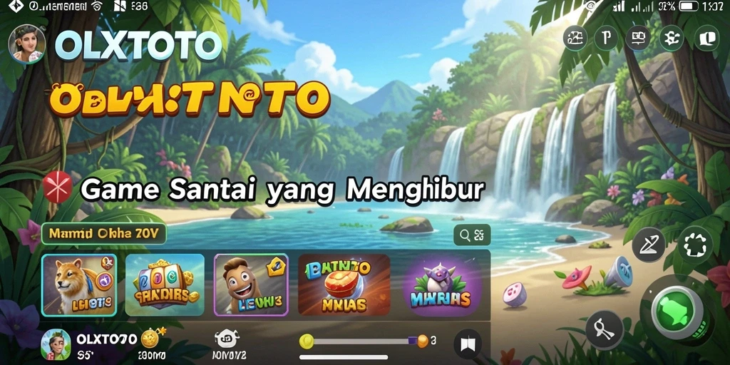 Tampilan gameplay OLXTOTO yang menghibur dan penuh warna.