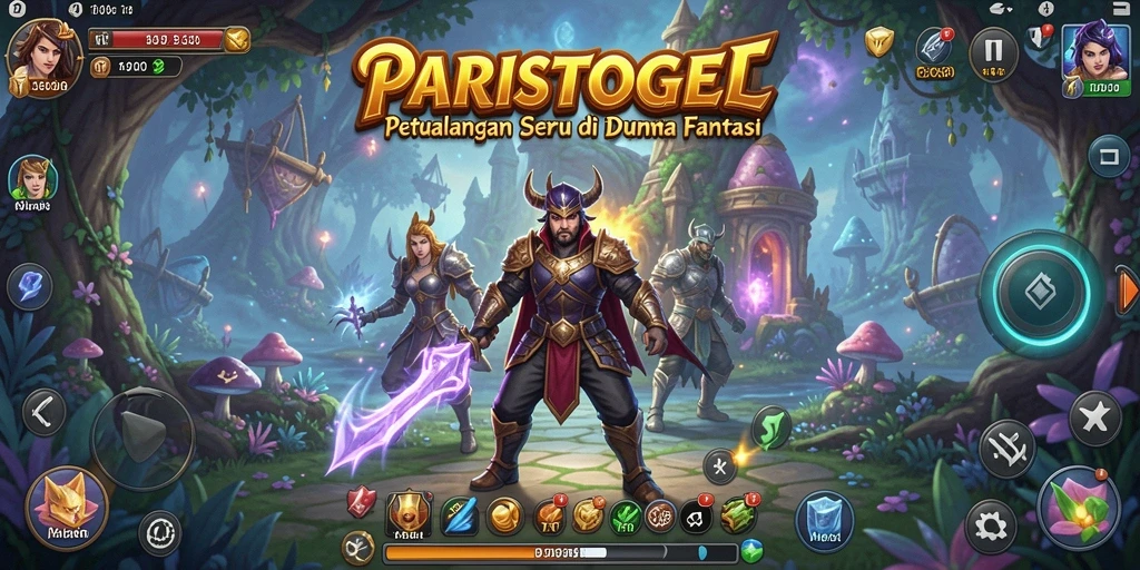 Tangkapan layar gameplay PARISTOGEL yang menampilkan pertempuran seru.