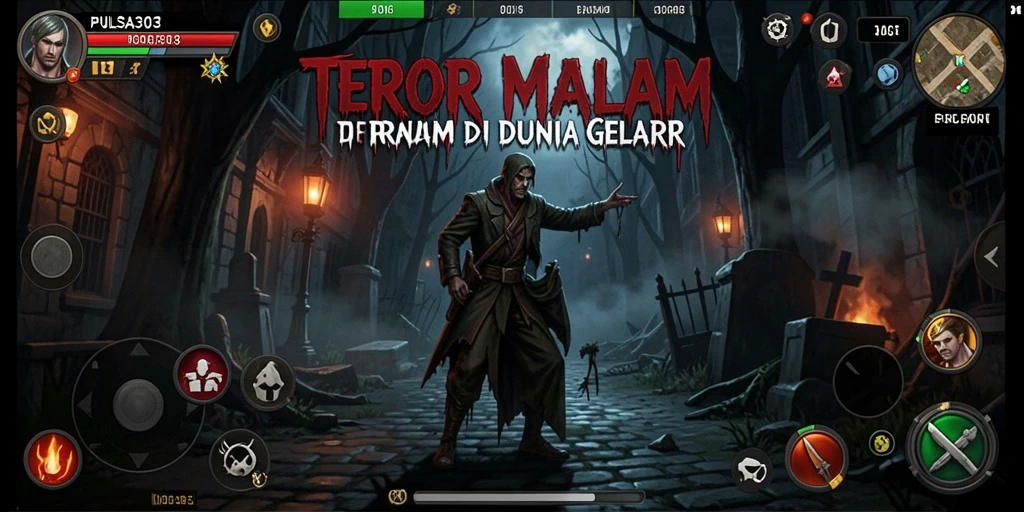 Gameplay menegangkan PULSA303 di dunia Horror yang gelap.