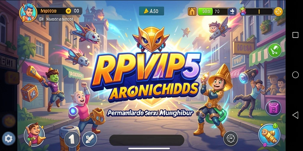 Gameplay seru dan penuh tantangan dalam RPVIP5.