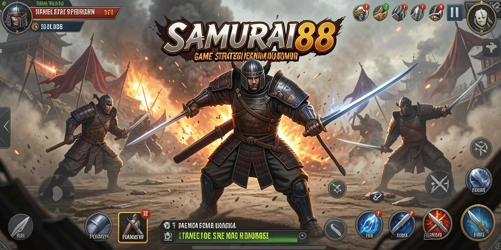 Tampilan menarik dalam pertempuran di SAMURAI88.